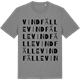 Mid Heather Gray t-shirt med Vindfälle ordlek t-shirt