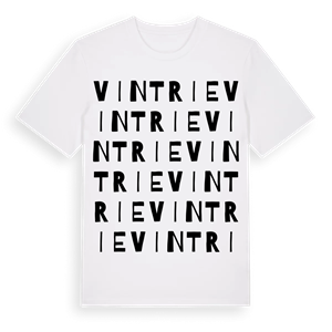 Vintrie ordlek t-shirt – ekologisk bomull t-shirt från Pinshirt