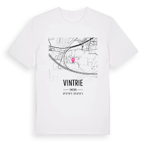 Vintrie karta t-shirt – ekologisk bomull t-shirt från Pinshirt