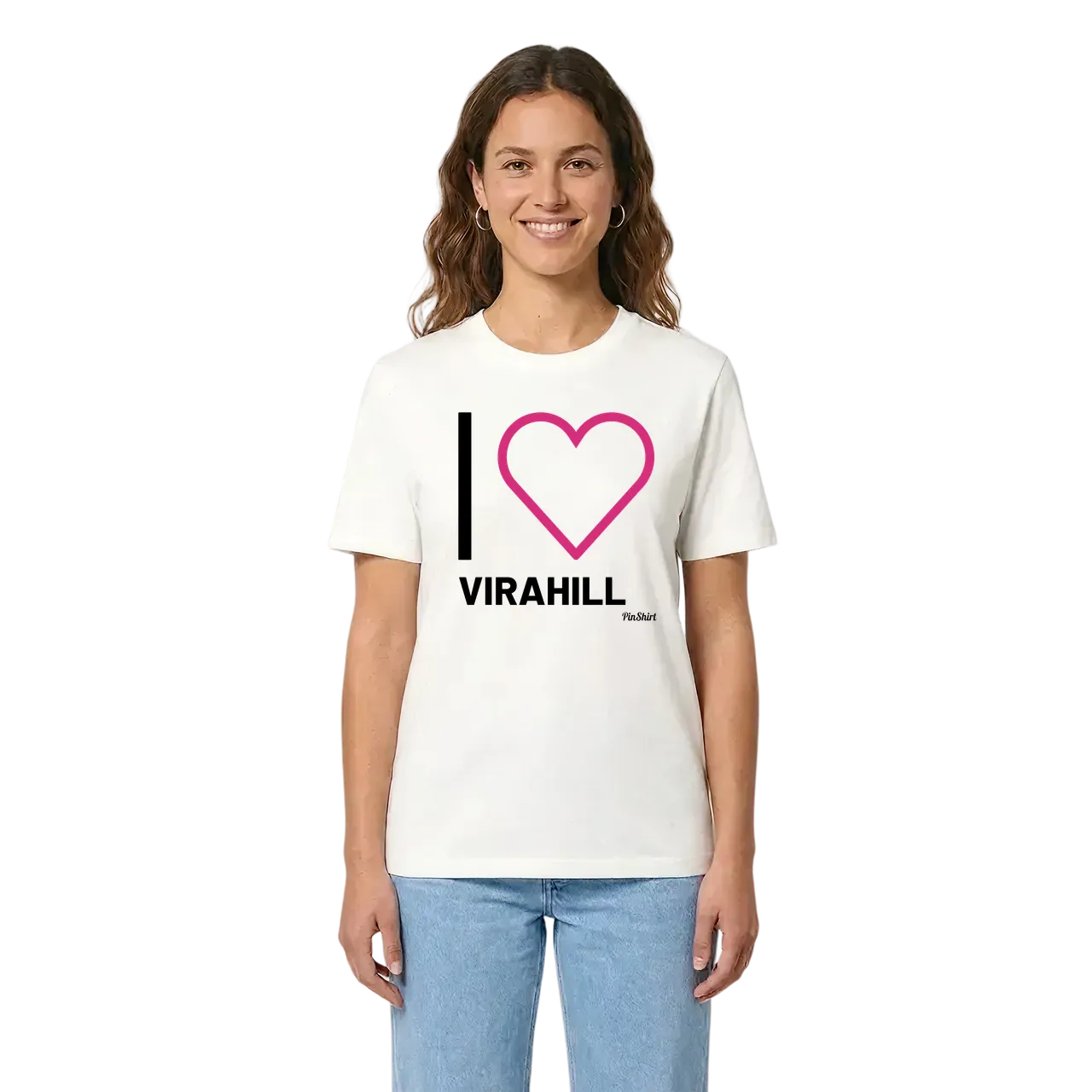 Jag älskar Virahill t-shirt stort tryck i miljö