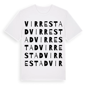 Virrestad ordlek t-shirt – ekologisk bomull t-shirt från Pinshirt