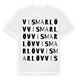 Vismarlöv ordlek t-shirt