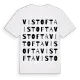 Vistofta ordlek t-shirt