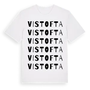 Vistofta ordlek t-shirt – ekologisk bomull t-shirt från Pinshirt