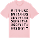 Pink Cotton t-shirt med Vita husen ordlek t-shirt