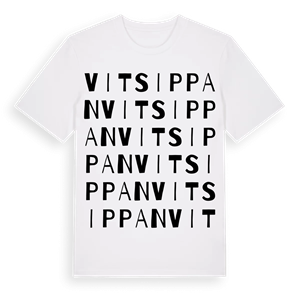 Vitsippan ordlek t-shirt – ekologisk bomull t-shirt från Pinshirt
