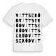 Vittseröd ordlek t-shirt