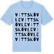 Blue Soul t-shirt med Vittskövle ordlek t-shirt