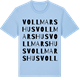 Blue Soul t-shirt med Vollmarshus ordlek t-shirt