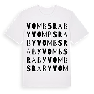 Vombs Raby ordlek t-shirt – ekologisk bomull t-shirt från Pinshirt