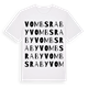 Vombs Raby ordlek t-shirt