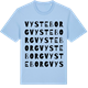 Blue Soul t-shirt med Vysteborg ordlek t-shirt