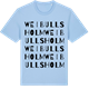 Blue Soul t-shirt med Weibullsholm ordlek t-shirt