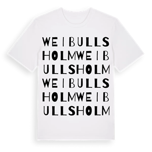 Weibullsholm ordlek t-shirt – ekologisk bomull t-shirt från Pinshirt