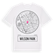 White t-shirt med Wilson park t-shirt