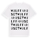 Wulffahuset ordlek t-shirt