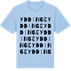 Blue Soul t-shirt med Yddinge ordlek t-shirt