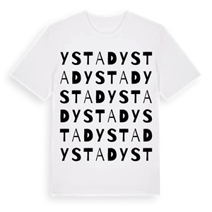 Ystad ordlek t-shirt – ekologisk bomull t-shirt från Pinshirt