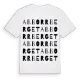 Abborrberget ordlek t-shirt