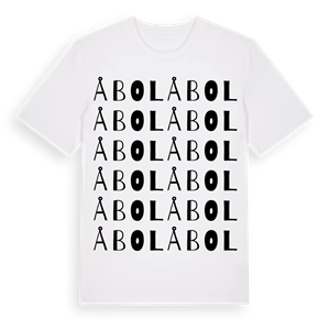Åbol ordlek t-shirt – ekologisk bomull t-shirt från Pinshirt