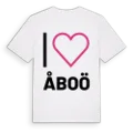 Jag älskar Åboö t-shirt stort tryck