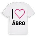 Jag älskar Åbro t-shirt stort tryck