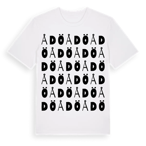 Ådö ordlek t-shirt – ekologisk bomull t-shirt från Pinshirt