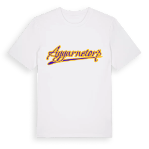 Aggarnetorp baseball t-shirt – ekologisk bomull t-shirt från Pinshirt