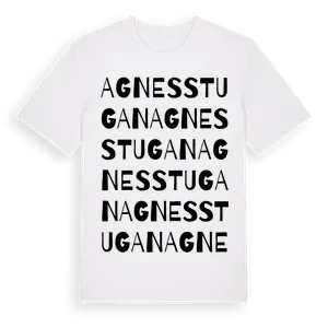 Agnesstugan ordlek t-shirt – ekologisk bomull t-shirt från Pinshirt