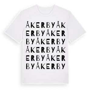 Åkerby ordlek t-shirt – ekologisk bomull t-shirt från Pinshirt