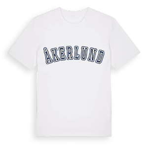 Åkerlund college t-shirt – ekologisk bomull t-shirt från Pinshirt