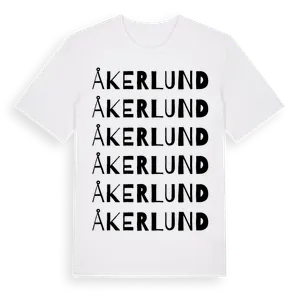Åkerlund ordlek t-shirt – ekologisk bomull t-shirt från Pinshirt