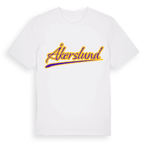 Åkerslund baseball t-shirt – ekologisk bomull t-shirt från Pinshirt