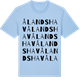 Blue Soul t-shirt med Ålands hav ordlek t-shirt