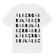 Ålberga bruk ordlek t-shirt
