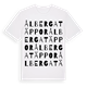 Ålberga Täppor ordlek t-shirt