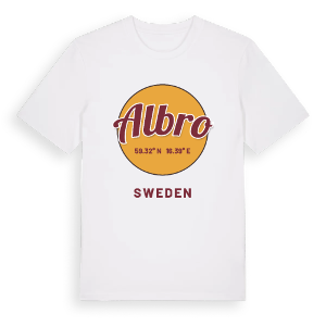 Albro cirkel t-shirt – ekologisk bomull t-shirt från Pinshirt