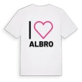 Jag älskar Albro t-shirt stort tryck