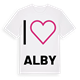 Jag älskar Alby t-shirt stort tryck