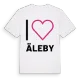 Jag älskar Äleby t-shirt stort tryck