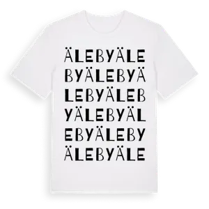 Äleby ordlek t-shirt – ekologisk bomull t-shirt från Pinshirt