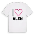 Jag älskar Alen t-shirt stort tryck