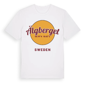 Älgberget cirkel t-shirt – ekologisk bomull t-shirt från Pinshirt