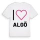 Jag älskar Algö t-shirt stort tryck