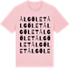 Pink Cotton t-shirt med Ålgölet ordlek t-shirt