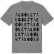 Mid Heather Gray t-shirt med Ålgölet ordlek t-shirt