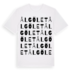 Ålgölet ordlek t-shirt – ekologisk bomull t-shirt från Pinshirt