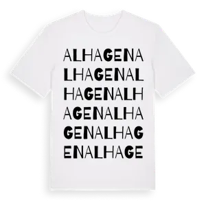 Alhagen ordlek t-shirt – ekologisk bomull t-shirt från Pinshirt