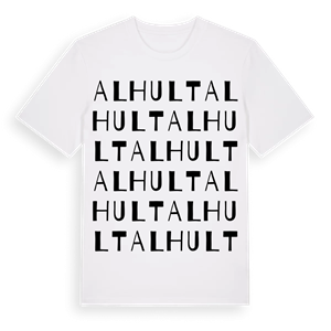 Alhult ordlek t-shirt – ekologisk bomull t-shirt från Pinshirt