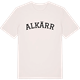 Vintage White t-shirt med Alkärr böjd t-shirt
